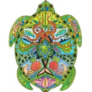 Liberty Wooden Puzzles: Sea Turtle, 100 pieces
